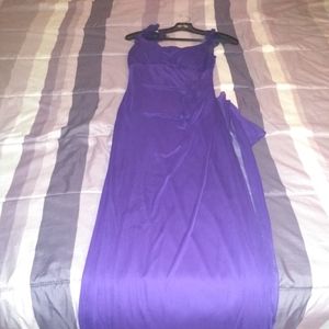 Purple formal dress